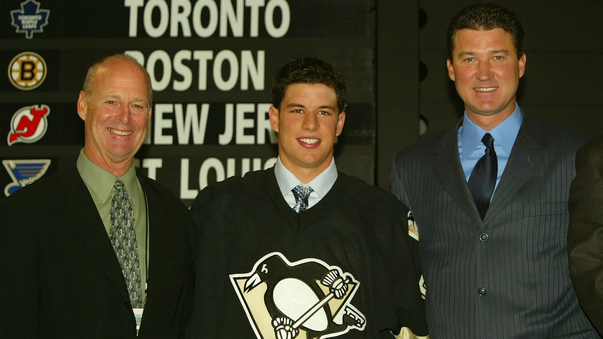 Молодой Сидни Кросби в 2005 году