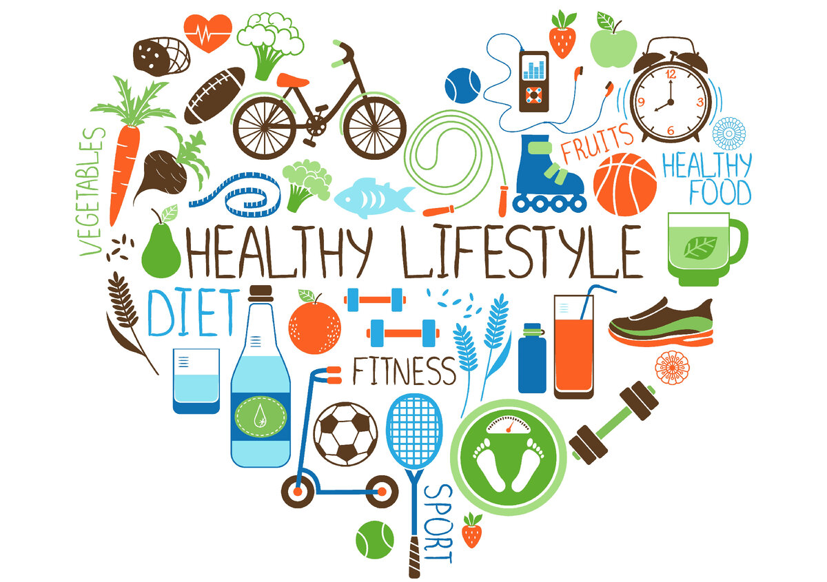 Плакат на тему healthy Lifestyle