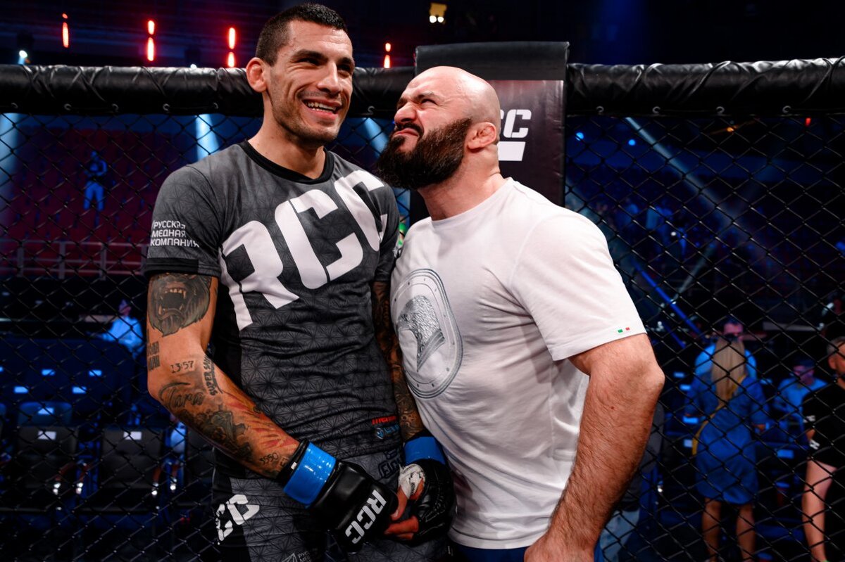 Александр Шлеменко и Александр Илич снова встретятся на ринге.  Фото: пресс-служба лиги смешанных единоборств RCC