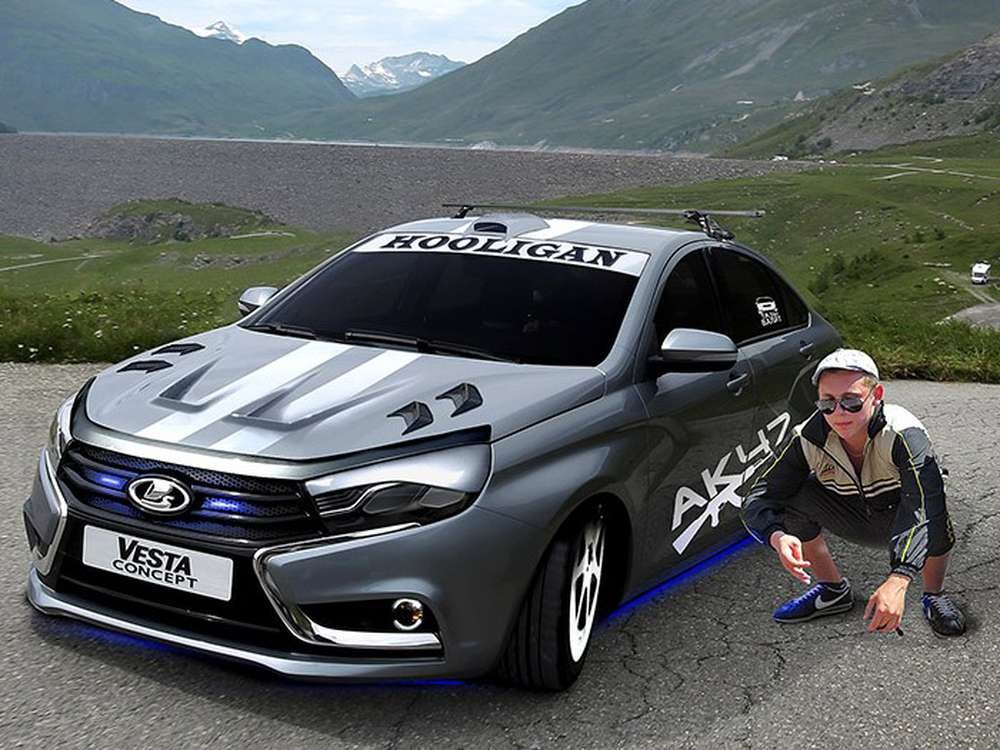 Вариант 2 автомобиль на. Тюнингованная Лада Веста. Lada Vesta тюнингованная. Lada Vesta Sport Tuning. Лада Веста колхоз.