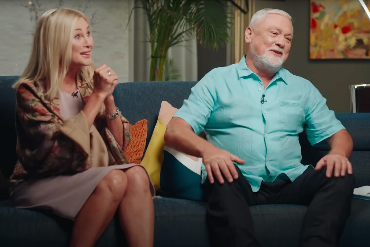 Вика Цыганова и Вадим Цыганов во время интервью (кадр из видео) / Фото: вДудь/YouTube