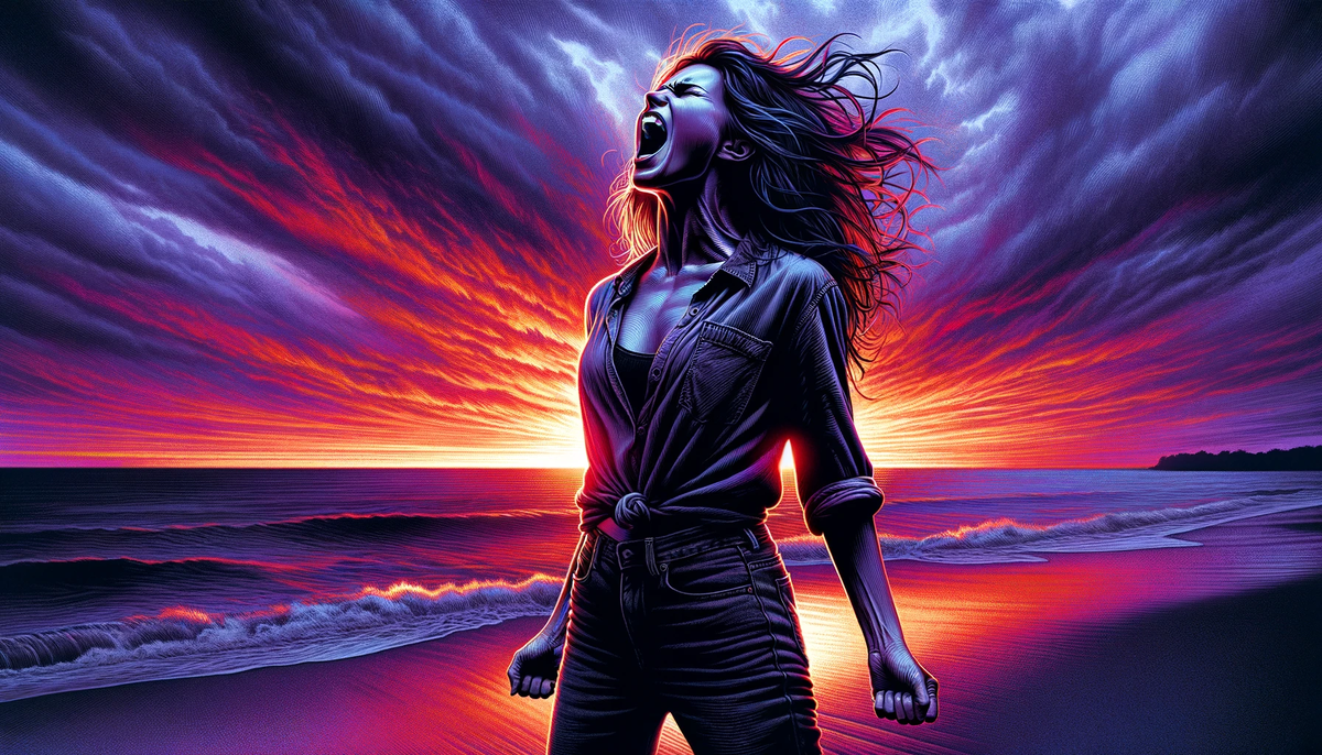 Женщина в депрессии