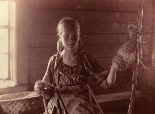 крестьянская девочка, 19 век 