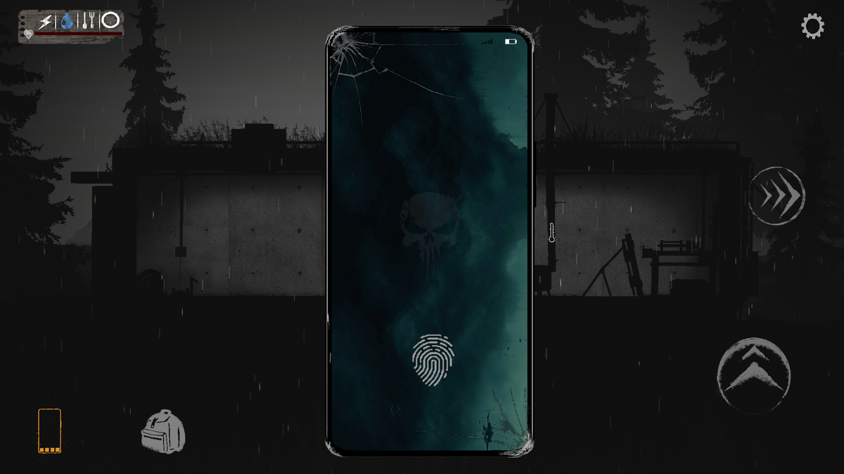 Это телефон в игре "Промокший"