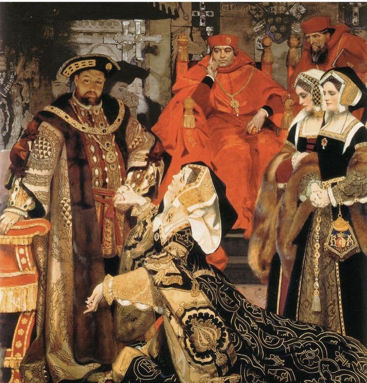 Екатерина Арагонская и Генрих 8. Екатерина Арагонская и Генрих. Картины Тюдоров Генрих 8. Коронация Генриха 8.