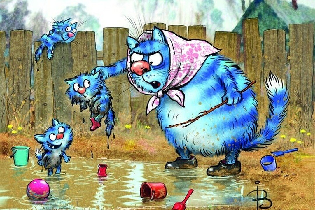 очаровательные коты Рины Зенюк