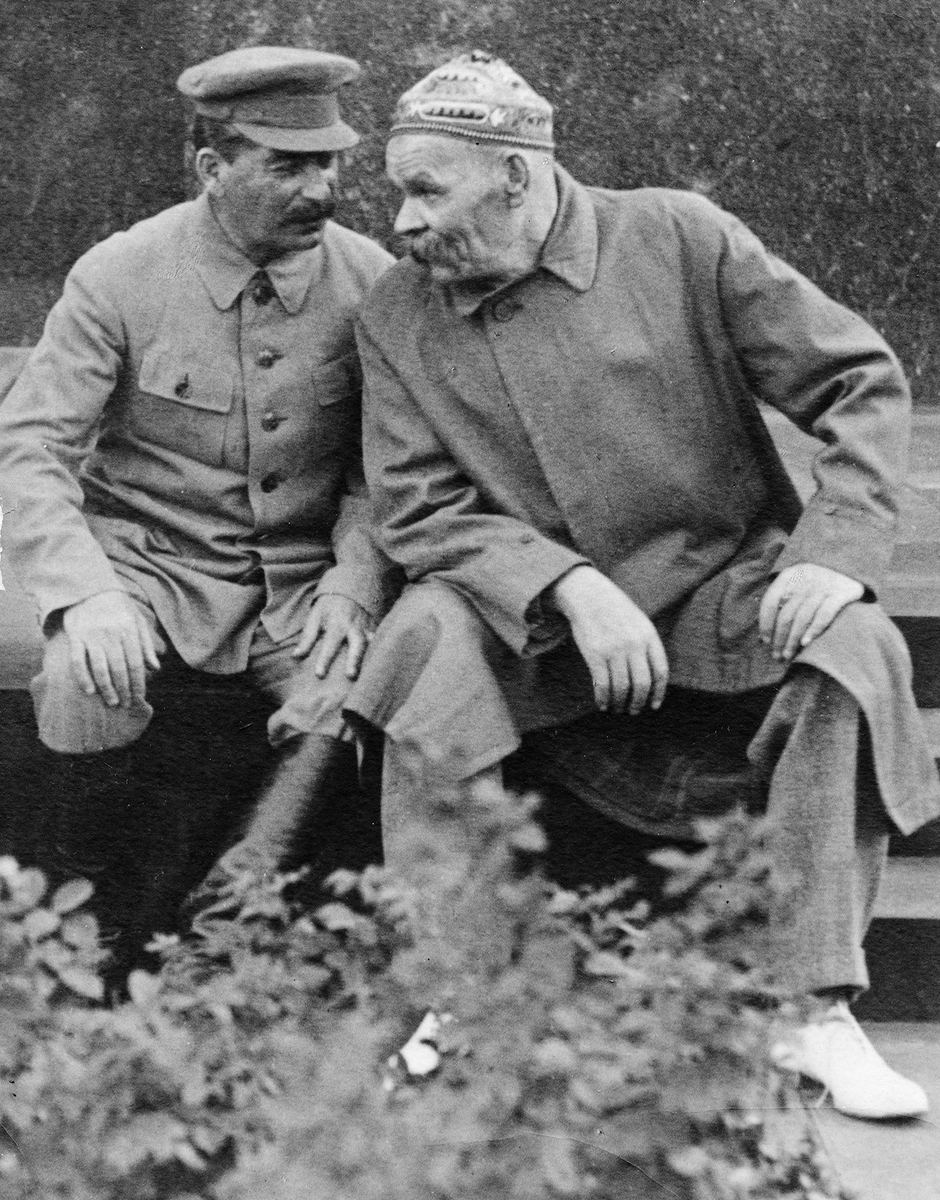 Иосиф Сталин и Максим Горький. 1931 год
