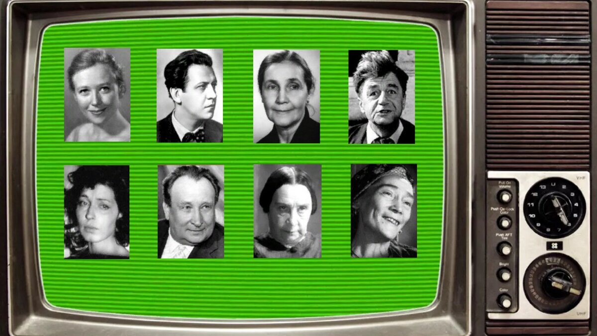 Ия Саввина, Андрей Попов, Вера Кузнецова, Пантелеймон Крымов, Зинаида Дорогова, Павел Суханов, Ольга Семёнова, Александра Ёжкина. Фото из открытых источников.