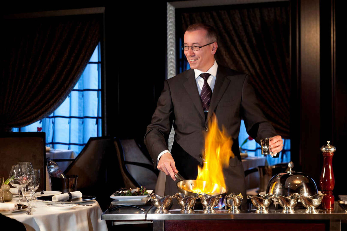 Gueridon (Flambe) service