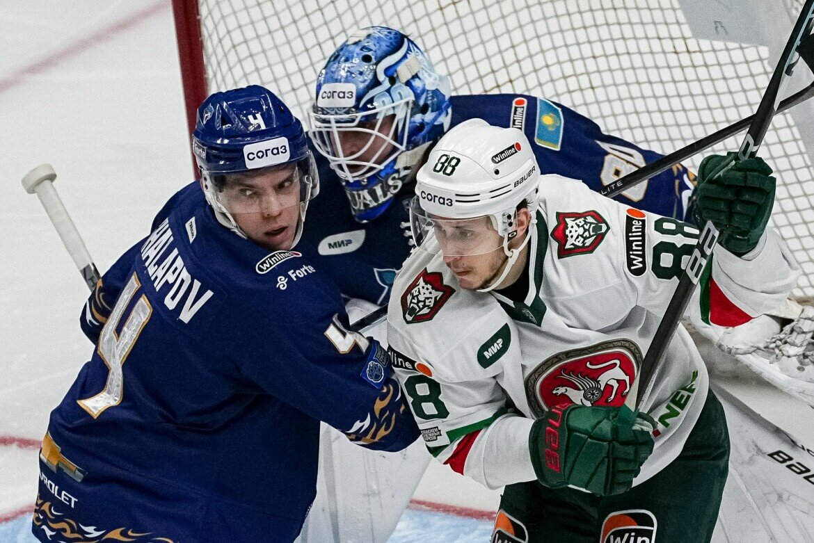 ​«Для меня это пока лучший матч в сезоне? Да, тоже так думаю. Но все игры разные, как и соперники». Фото: ak-bars.ru