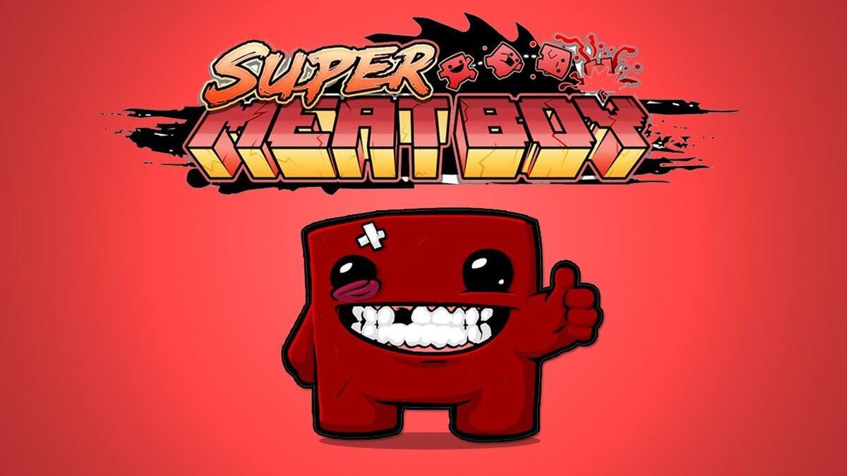 Лого супер мит бой. Super meat boy лого. Супер мит бой 3. Мит бой смайлик.