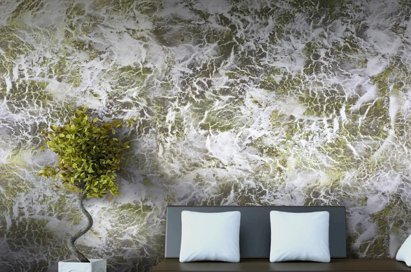 Перекрашивать штукатурки со сложным узором не стоит – так теряется вся их красота 