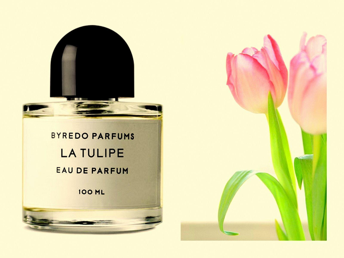 Духи с ароматом крема. Духи Буредо la Tulipe. Духи Байредо ла Тулип. Byredo тюльпан духи. Byredo la Tulipe 100 ml.