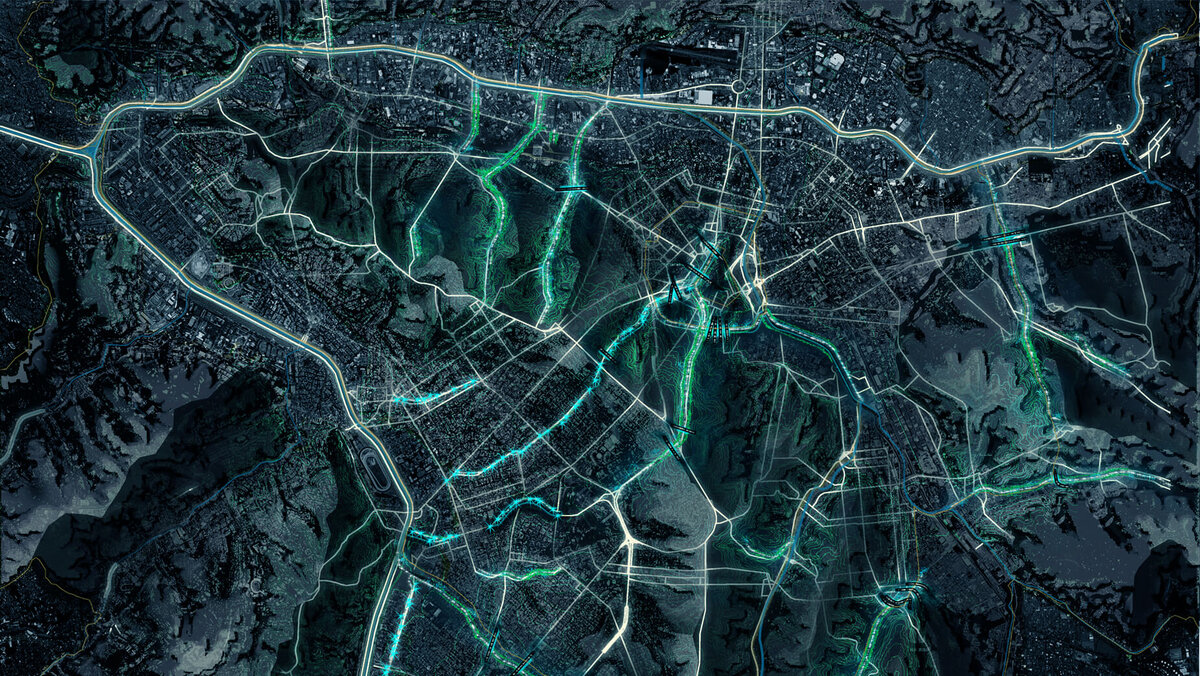 Световой мастер-план Сан-Паулу (Бразилия), бюро CONCEPTO, 2012 г. 