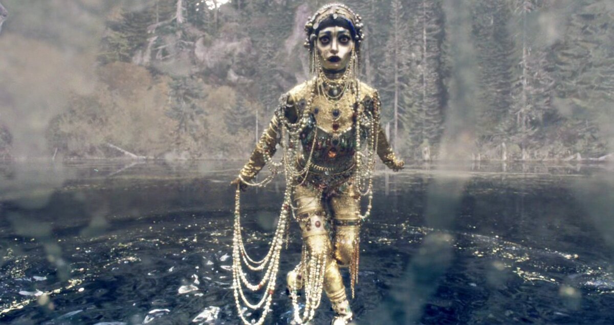 Кадр из короткометражного мультфильма «Джибаро», вошедшего в 3-й сезон анимационного телесериала «Любовь, смерть и роботы»