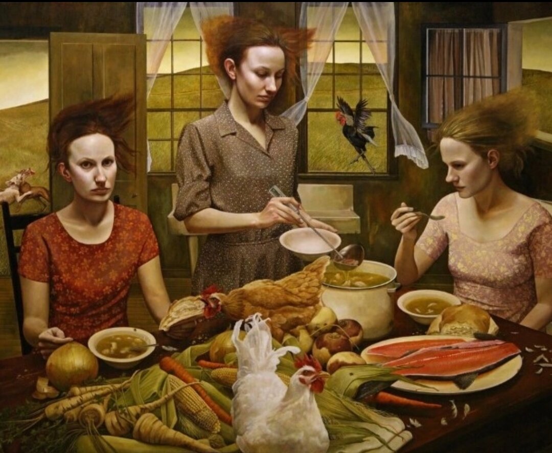 Живопись значение. Andrea Kowch художник. Андреа коуч Andrea Kowch. Живопись американской художницы Андреа коуч (Andrea Kowch). Andrea Kowch.1986..