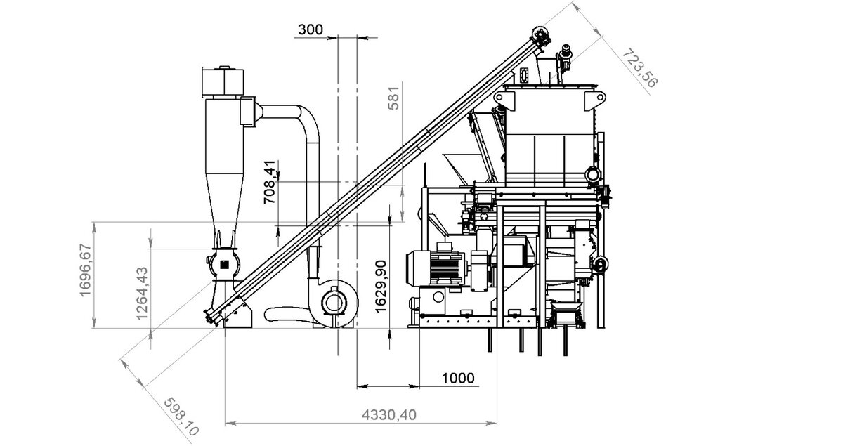 Во избежание пожара в новом проекте учли все возможные причины возгорания и заменили опасные элементы на шнеки и циклоны. 