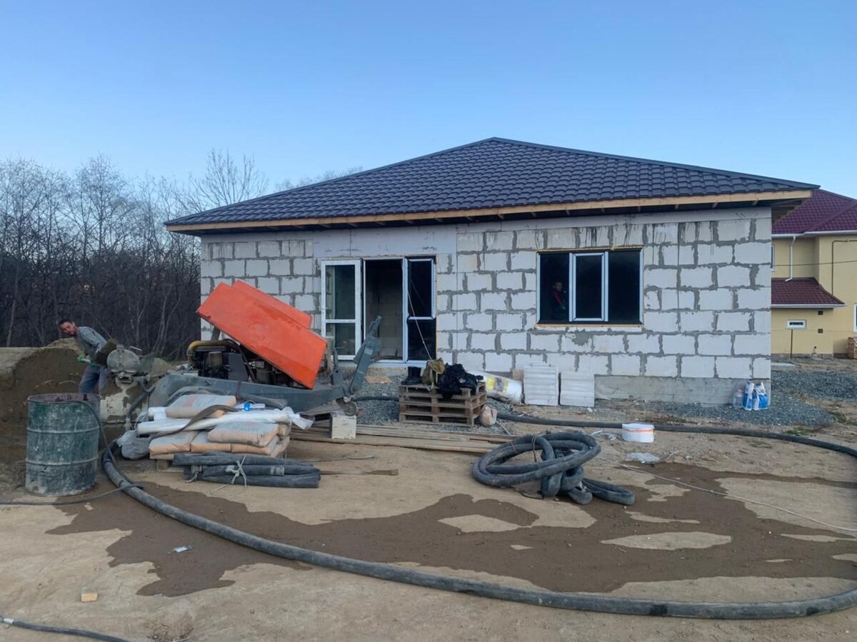 Полусухая стяжка пола в Балашихе