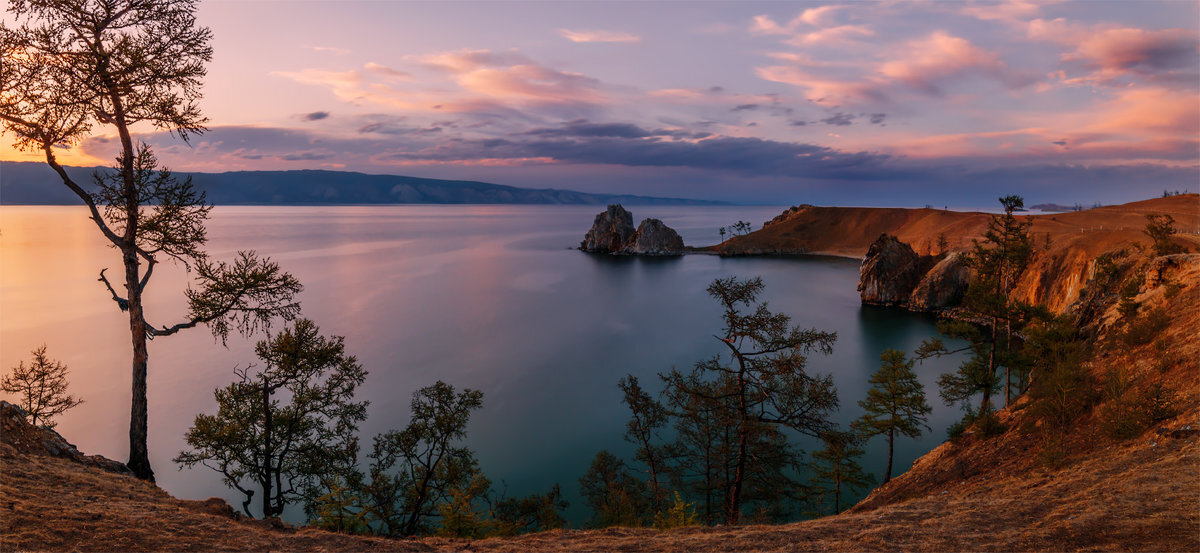 Шаманка Байкал Ольхон закат