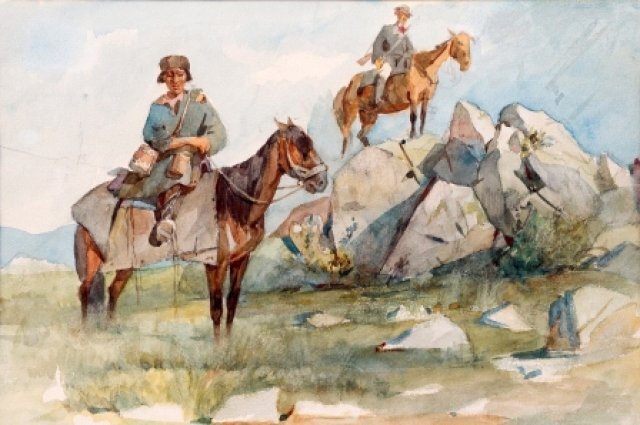    В Музее-усадьбе Сурикова хранятся 90 подлинников художника.