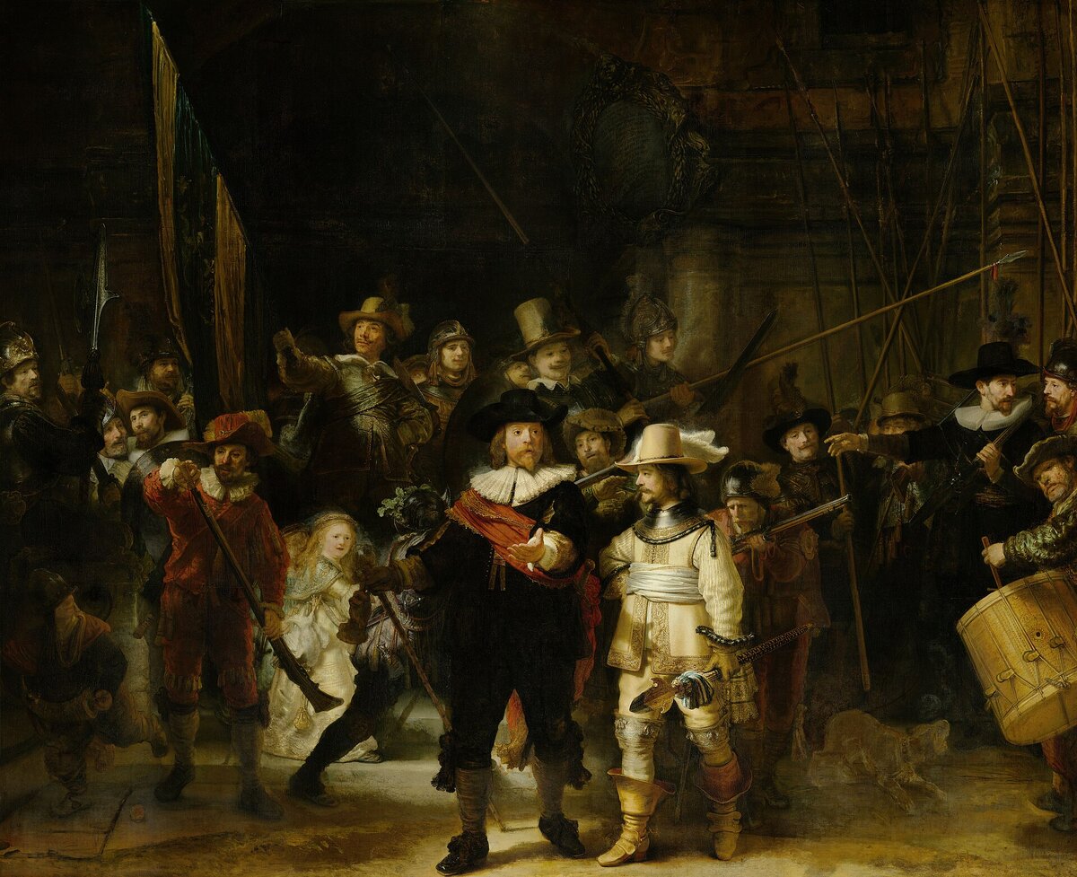 "Ночной дозор", Рембрандт Харменс ван Рейн, 1642