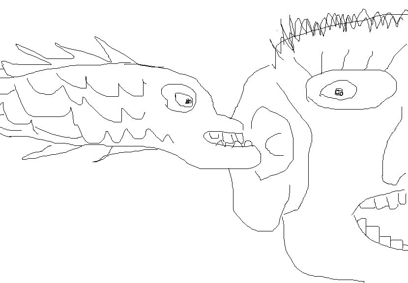 Выпущенный изо рта Прошки карп кусает Кинта Северуба за ухо