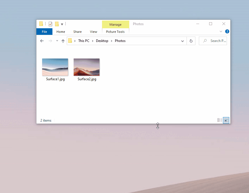 PowerToys Image Resizer работает под управлением Windows 10.