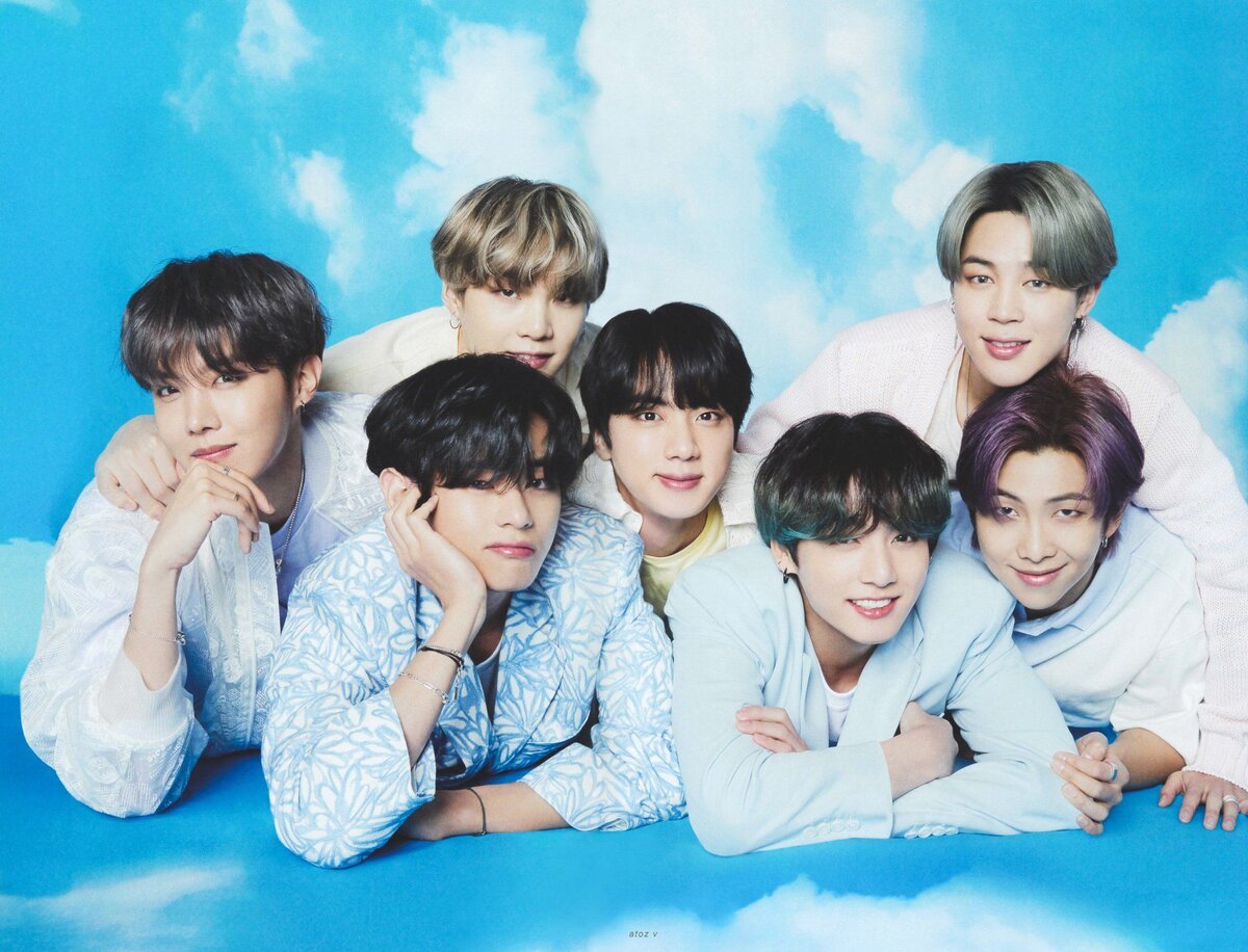 дружные и счастливые BTS