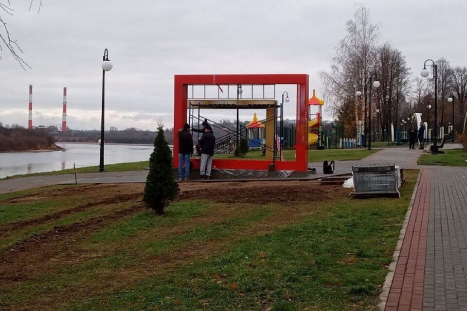    Фотозона появится рядом со спорткомплексом. Фото: киров.рф