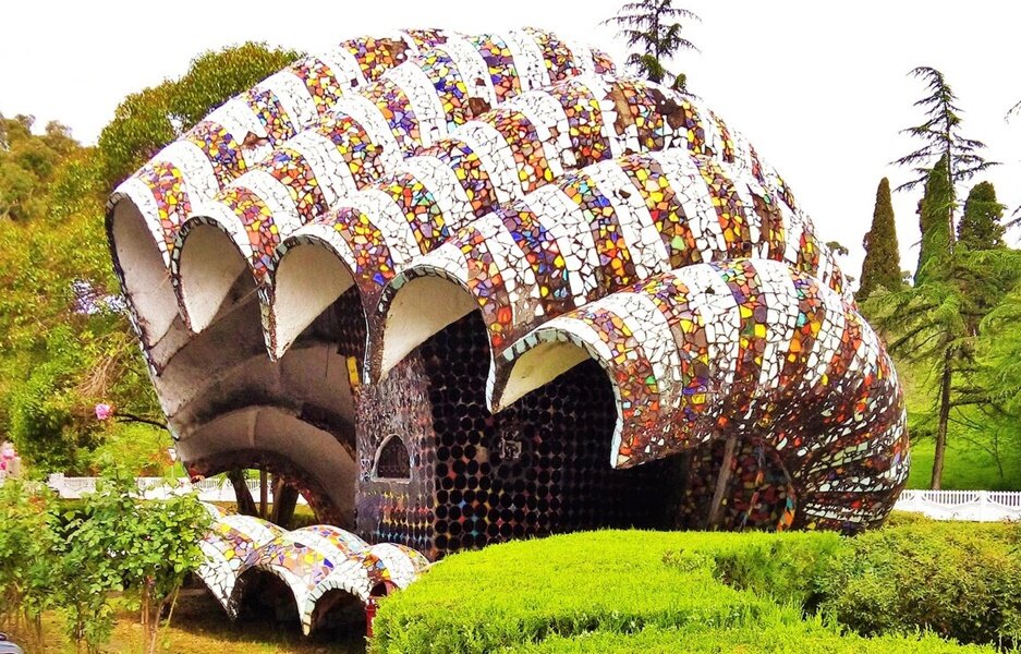 Новый Афон, остановка на въезде