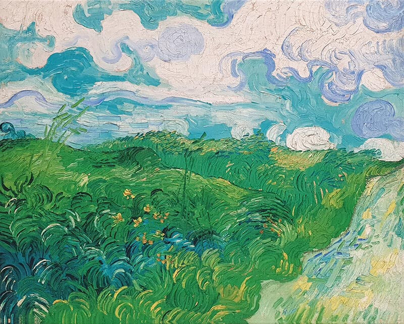Ван Гог "Зеленые поля пшеницы"