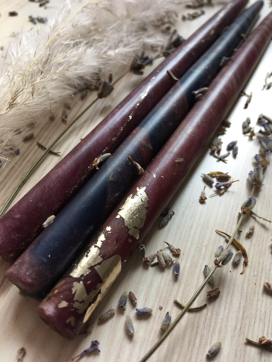 Свечи, изготовленные Ольгой Жальских