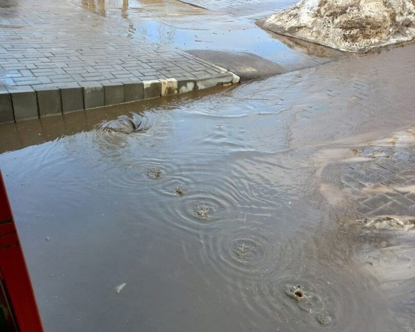 Водоотводная канава не справлялась со своими функциями