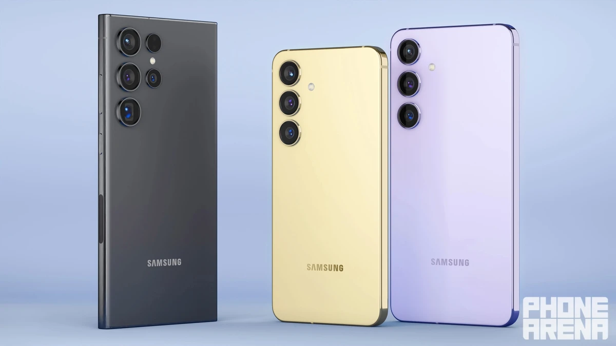 Неофициальный рендер линейки Galaxy S24  📷

