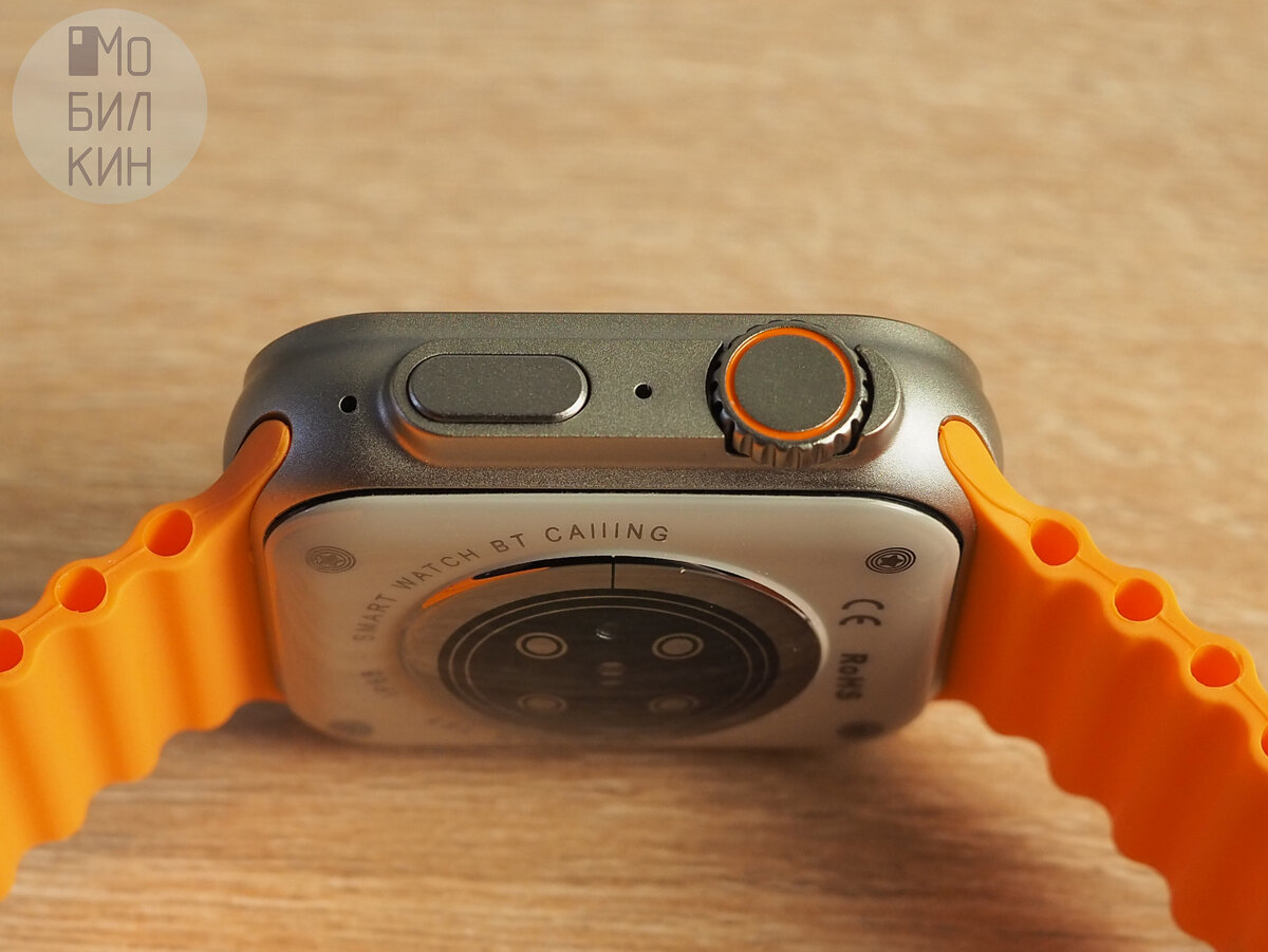 Справа: клавиша меню с вращающейся головкой, настраиваемая кнопка