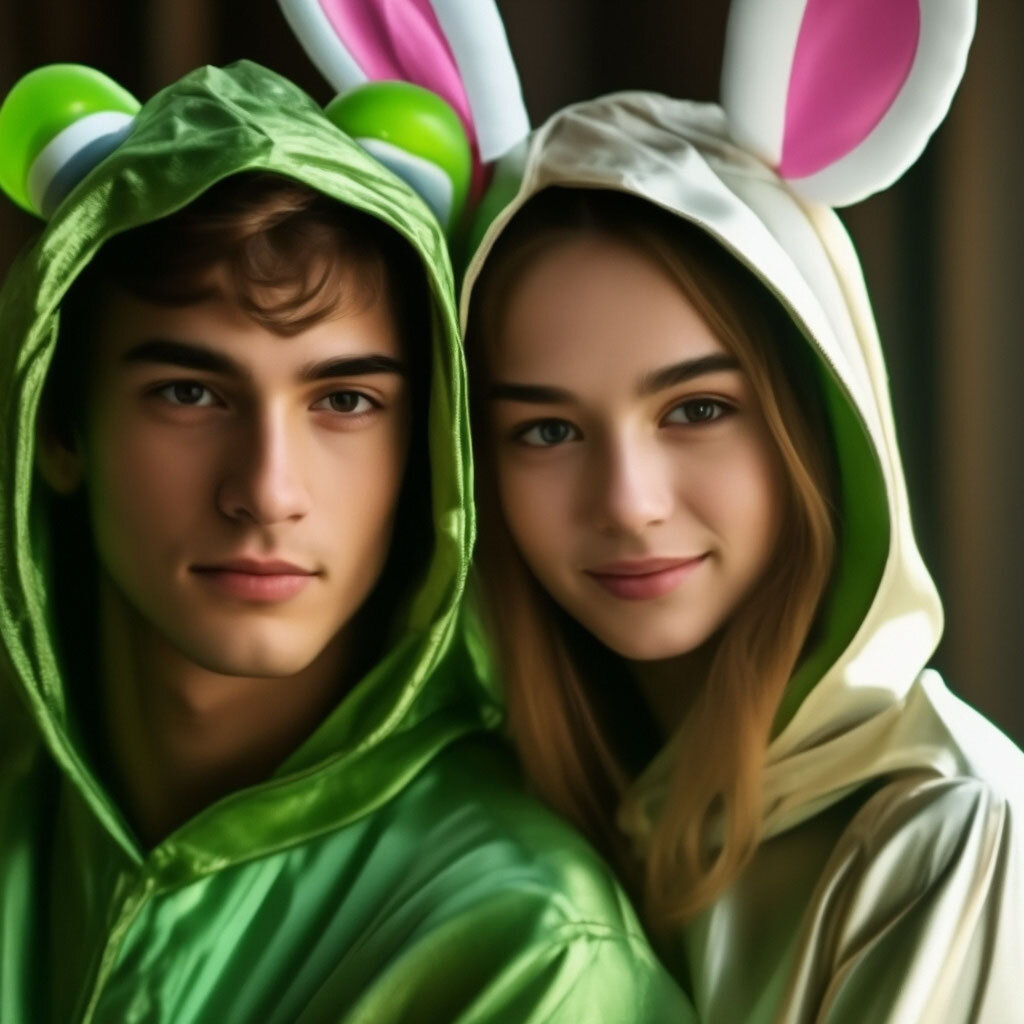 Инфантильная молодежь. Нейросеть Шедеврум.