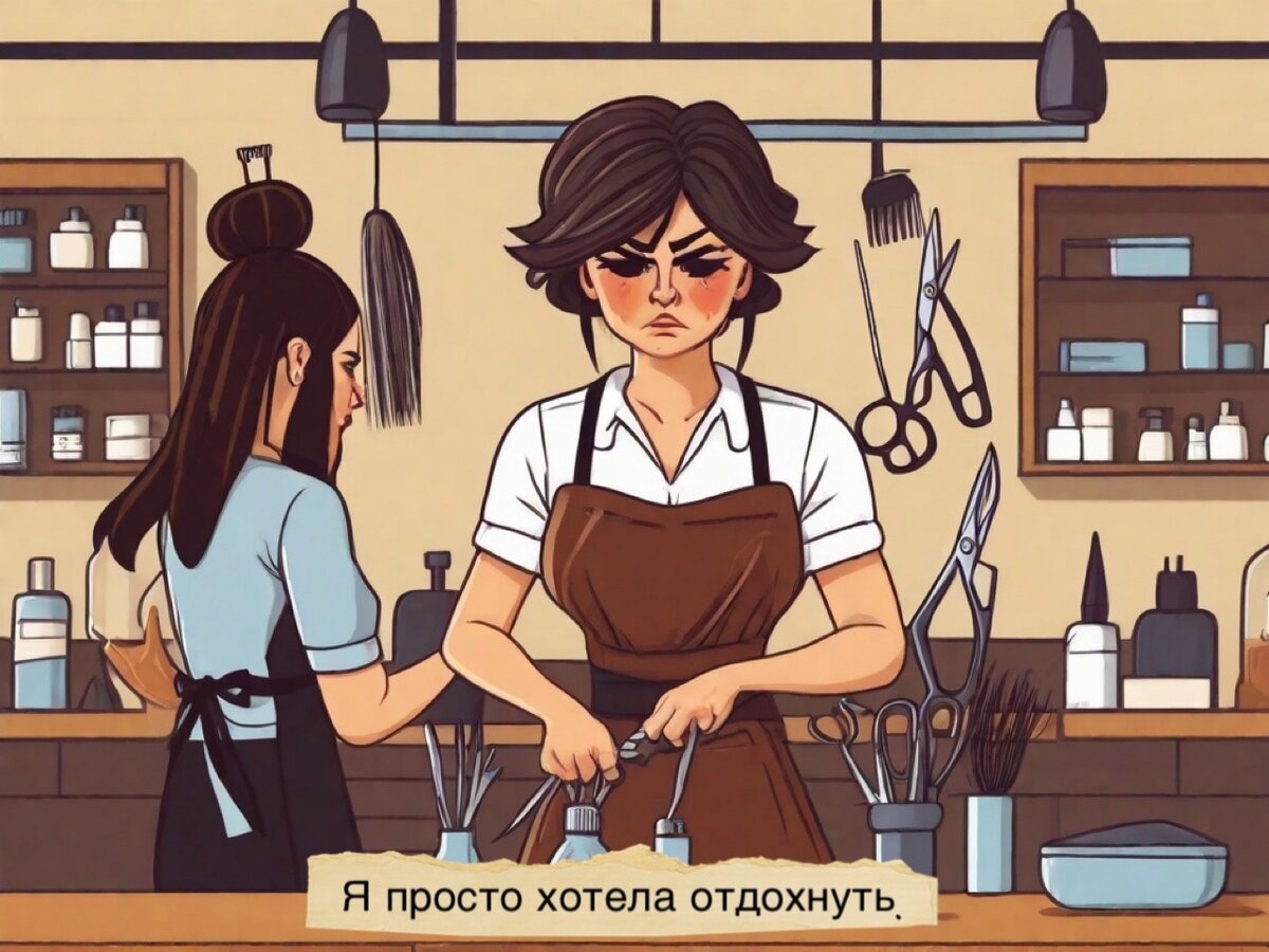 Она просто хотела отдохнуть