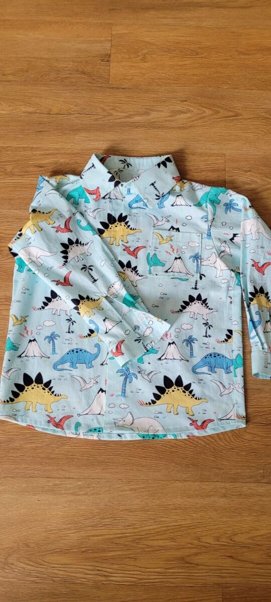 Желанная рубашка с динозаврами