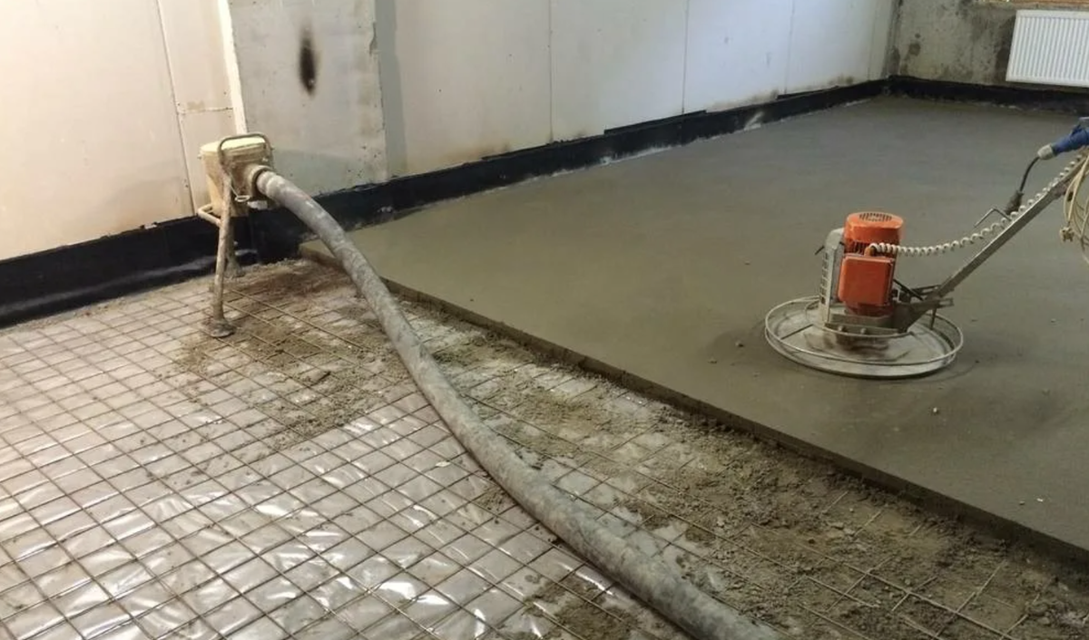 Полусухая стяжка пола в Одинцово