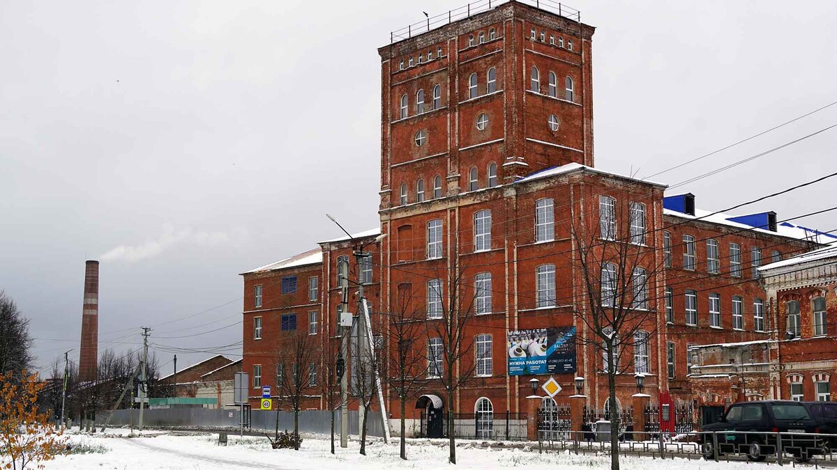 Прядильный корпус ткацкой мануфактуры.