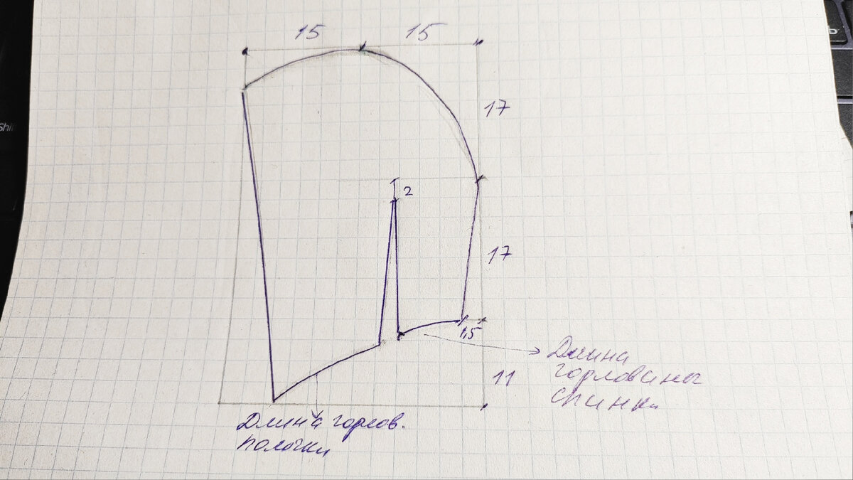 Всем привет! Чтобы сшить себе новую теплую вещь, необязательно искать новую ткань. Все, что нужно, - это забрать байковую рубашку у мужа, тем более, он ее больше не надевает, так как мала.-11