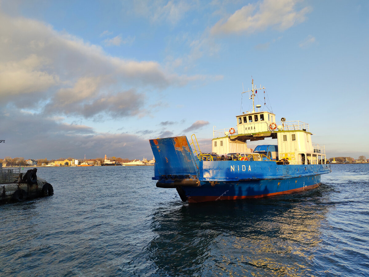 Паром из Балтийска на Балтийскую косу