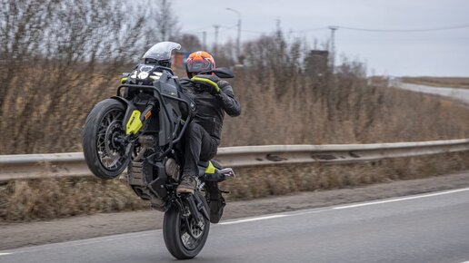 QJ SVT650X злой кроссовер с двигателем от... Suzuki V-Strom 650!