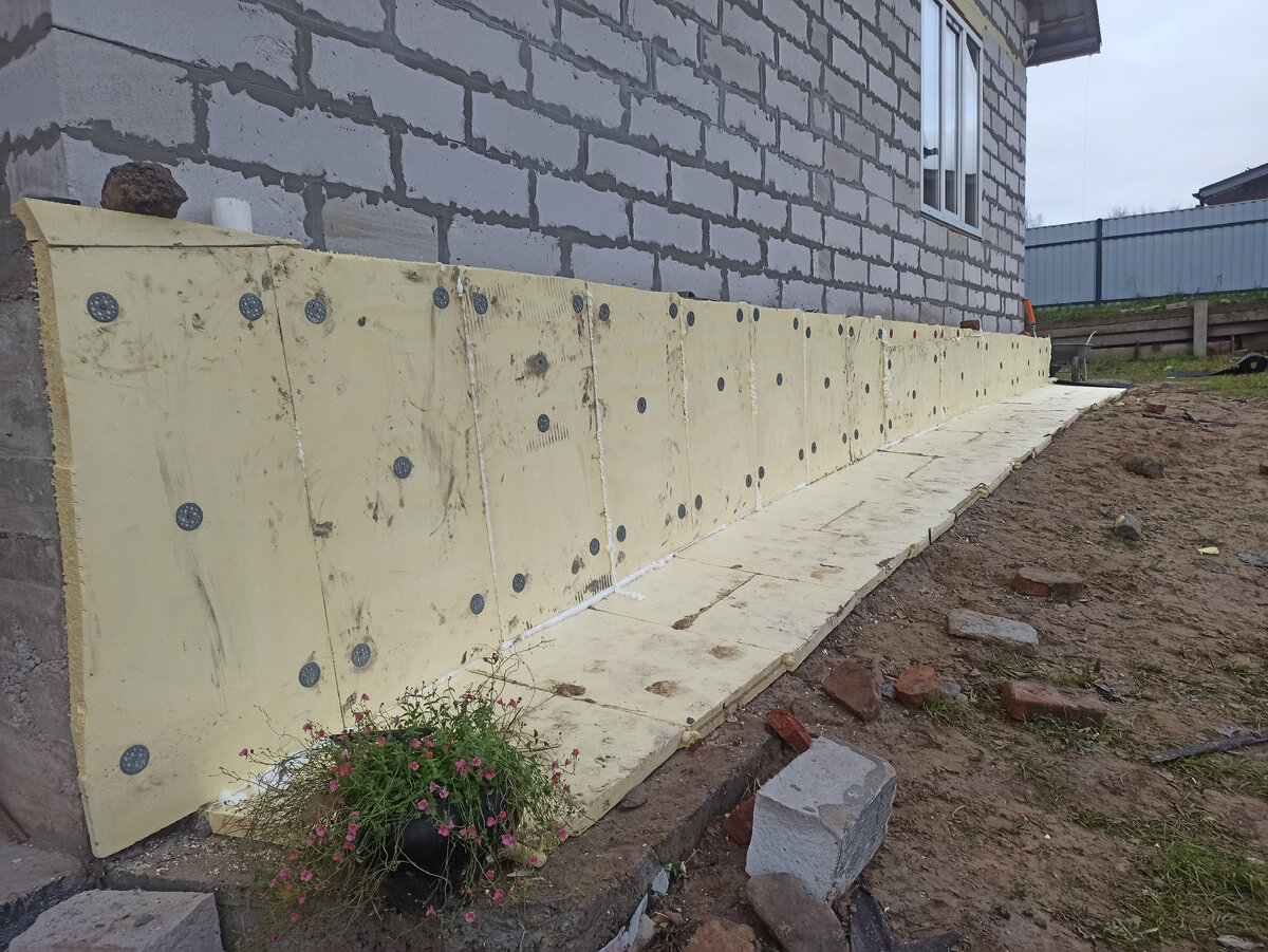 Утепление грунта и фундамента