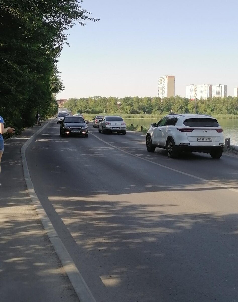 Дорога у водохранилища. Фото: Анна Гаврикова 