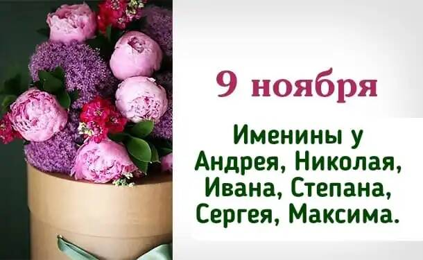 Какие праздники 9 ноября. 9 Ноября именины. Именины в ноябре. Именинники 9 ноября. 26 Ноября именины