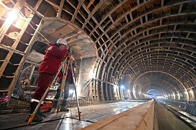    Строительство БКЛ метро © Комплекс градостроительной политики и строительства города Москвы