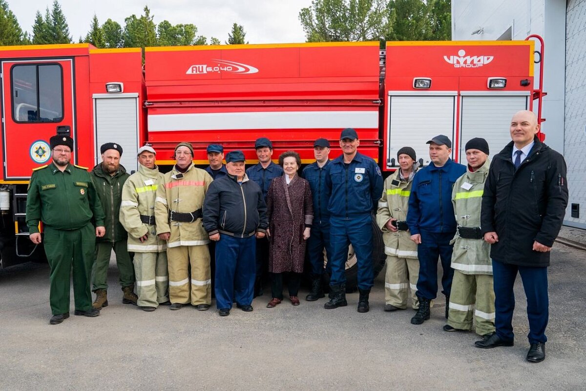    Казаки в борьбе с огнем