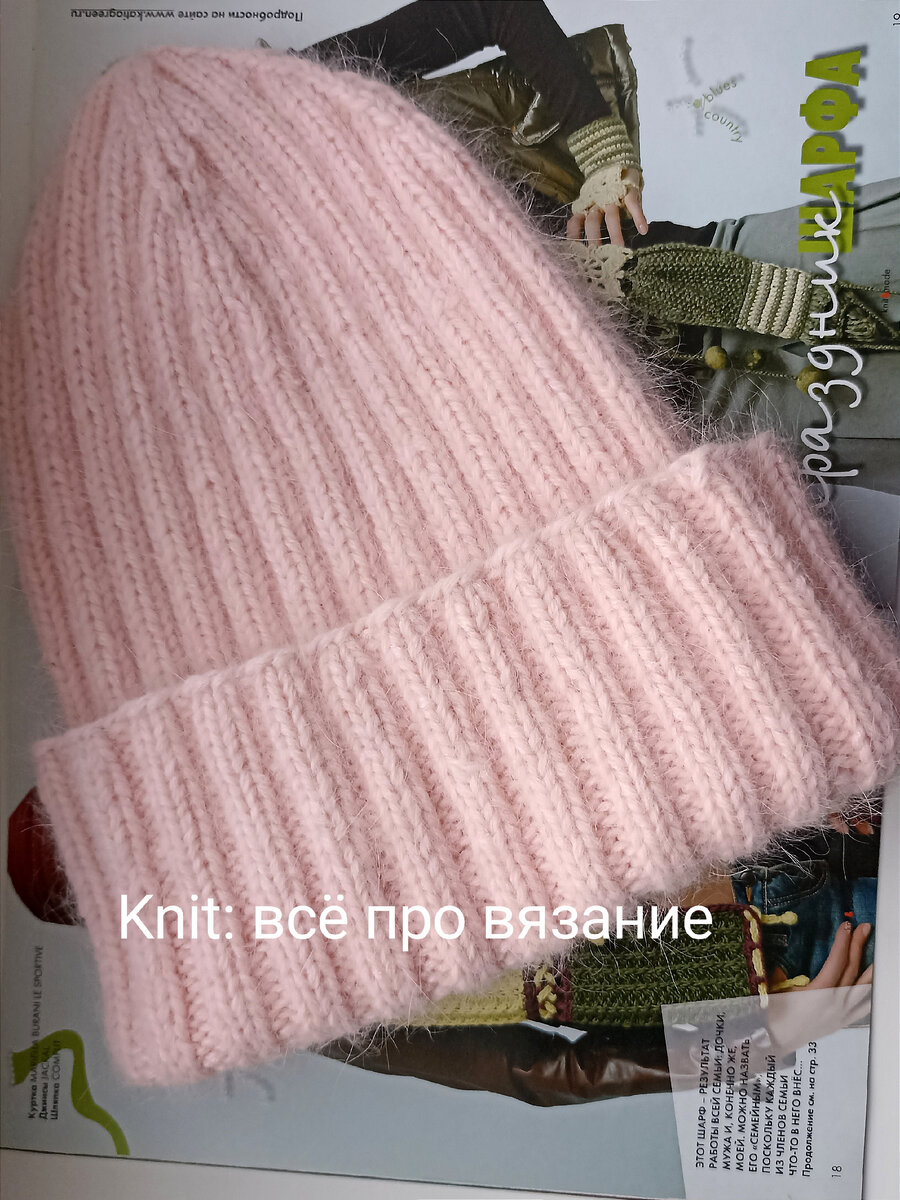 Как я вязала шапку! Описание: вязаная шапка из пуха норки. | Knit: всё про  вязание | Дзен