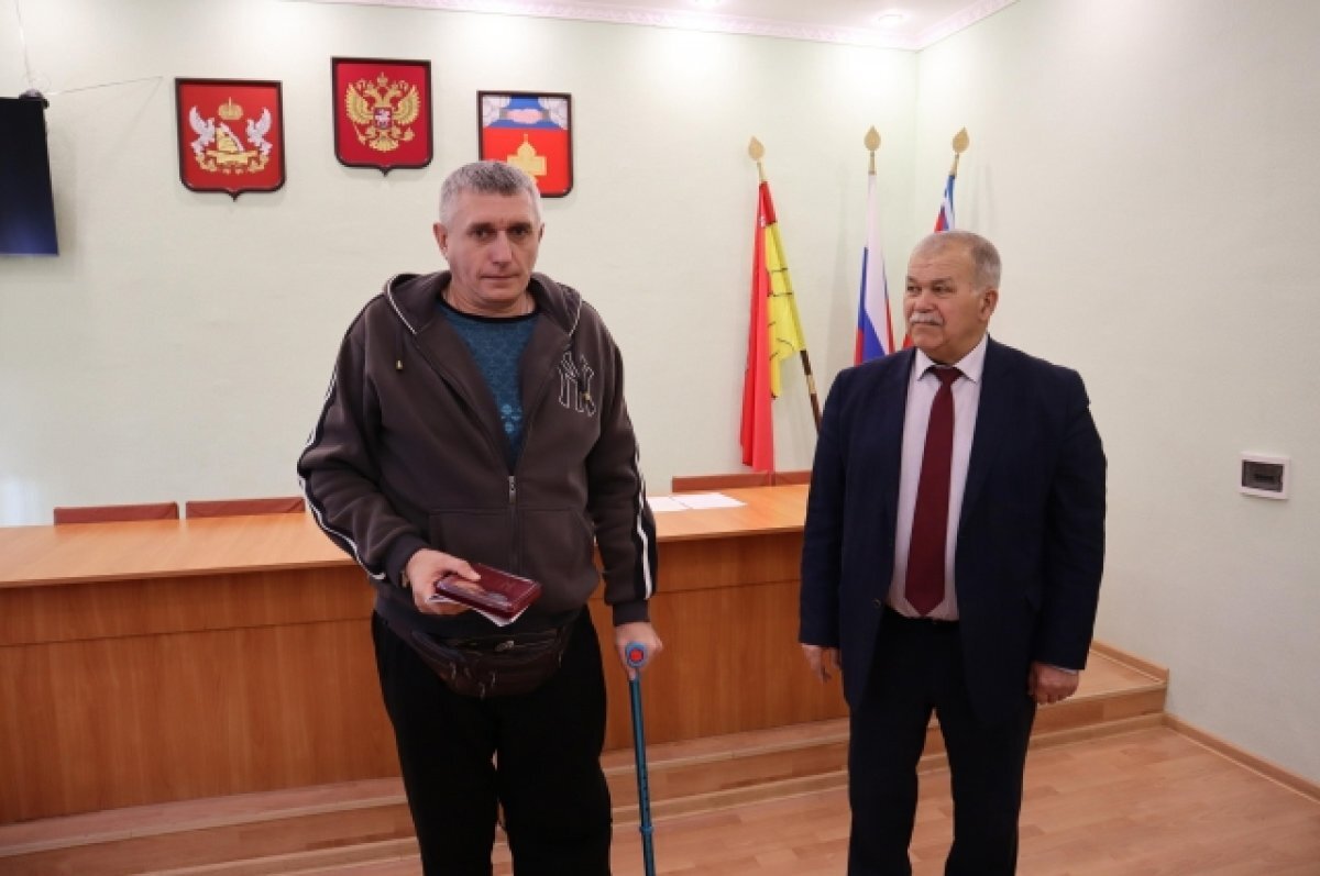    Раненного воронежского пулемётчика наградили медалью «За храбрость»
